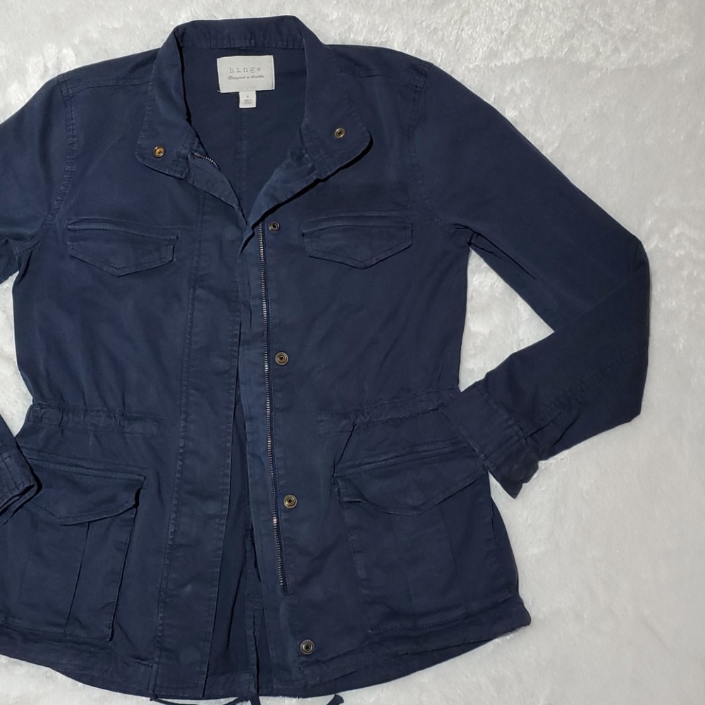 Hinge Navy Fatigue Utility Jacket - image 2